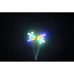 Efekt świetlny LED Moonflower RGBAW Ibiza LCM003LED-BL czarny